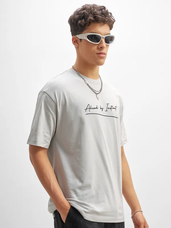 Men Printed Round Neck T-Shirt