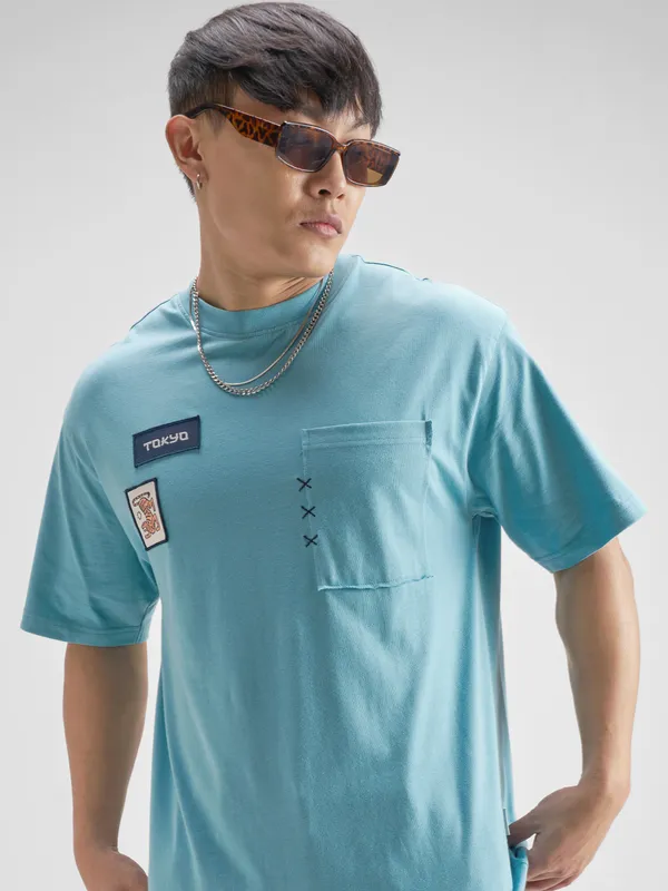 Men Printed Round Neck T-Shirt