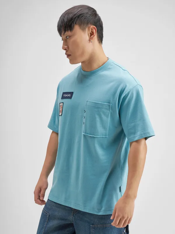 Men Printed Round Neck T-Shirt