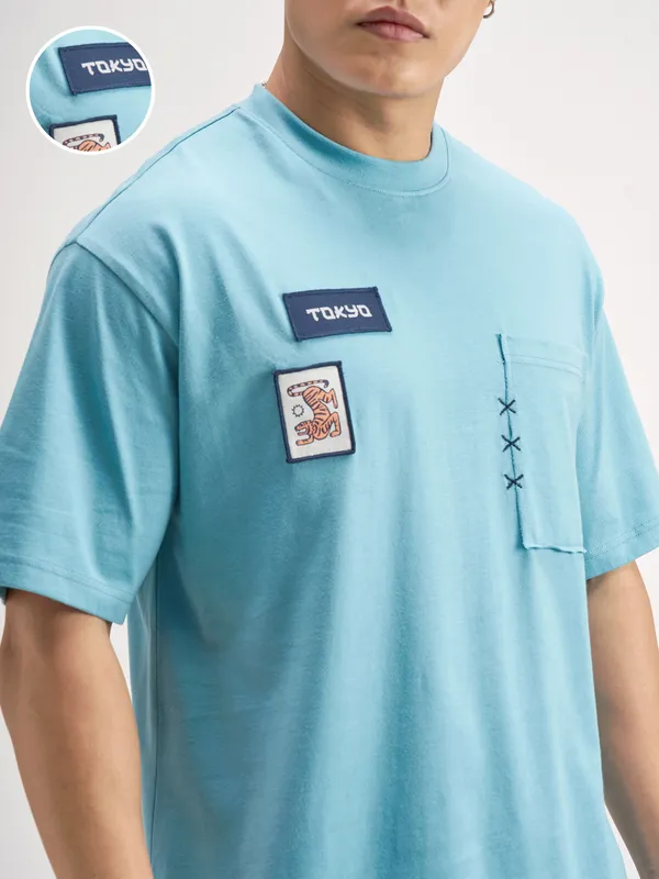 Men Printed Round Neck T-Shirt