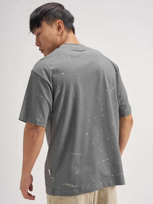 Men Printed Round Neck T-Shirt