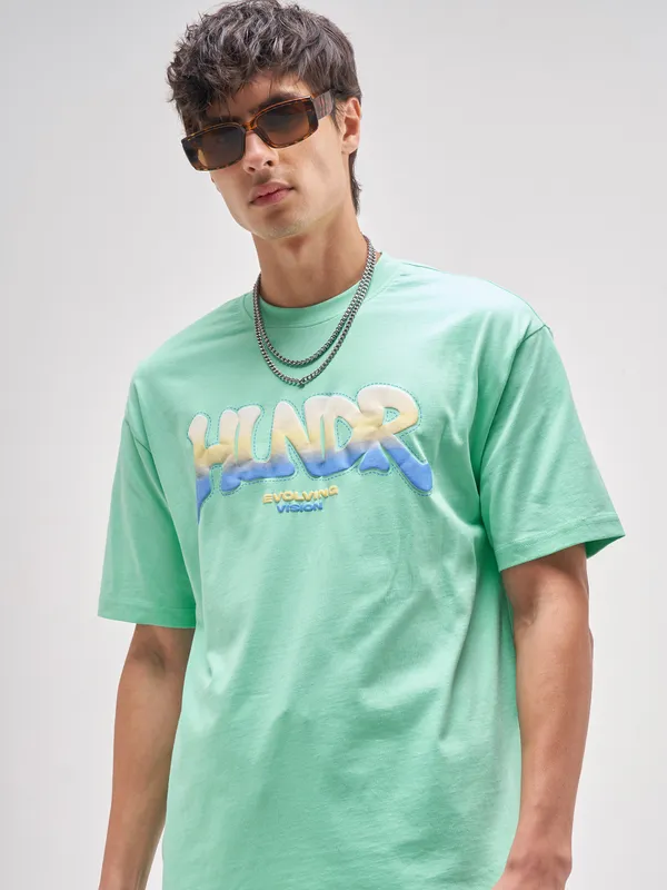 Men Printed Round Neck T-Shirt