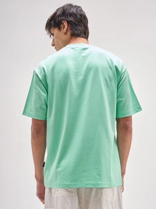 Men Printed Round Neck T-Shirt