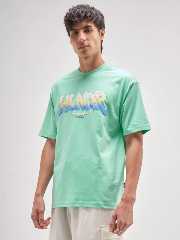 Men Printed Round Neck T-Shirt