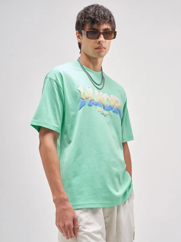 Men Printed Round Neck T-Shirt