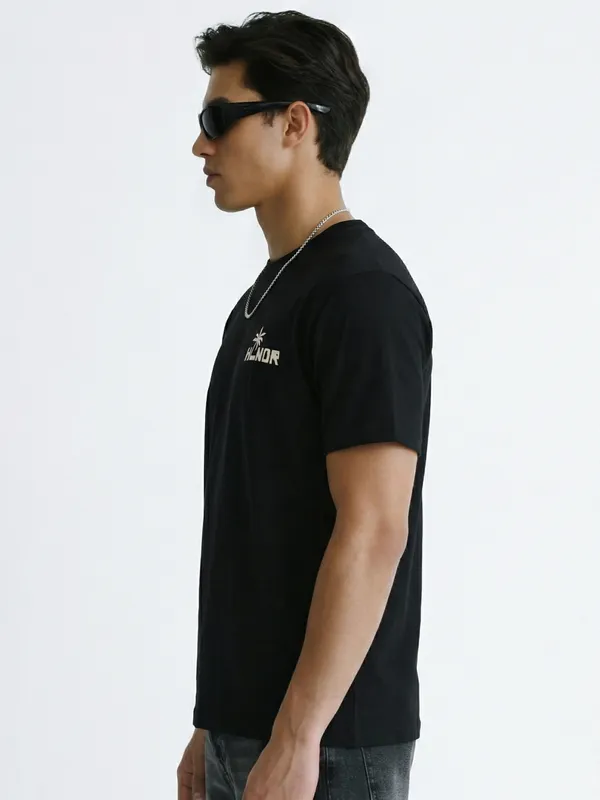 Men Printed Round Neck T-Shirt