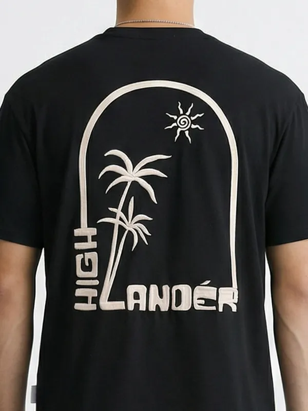 Men Printed Round Neck T-Shirt