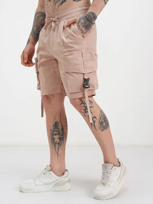 Highlander Men Rose Slim Fit Cargo Shorts