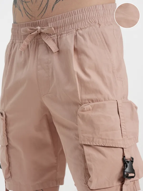 Highlander Men Rose Slim Fit Cargo Shorts