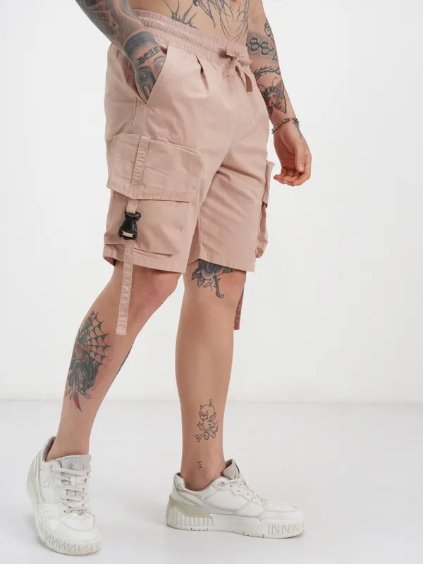 Highlander Men Rose Slim Fit Cargo Shorts