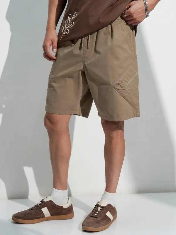 Highlander Men Grey Regular Fit Shorts