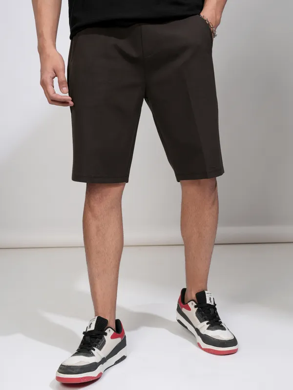 Highlander Men Brown Regular Fit Shorts