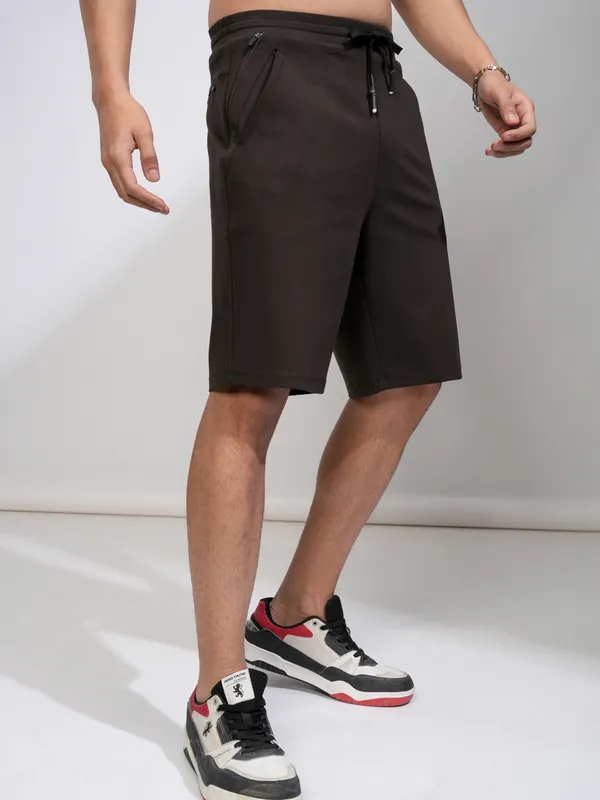 Highlander Men Brown Regular Fit Shorts