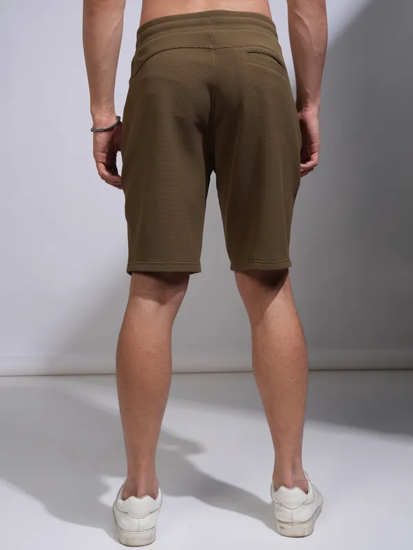Highlander Men Brown Regular Fit Shorts