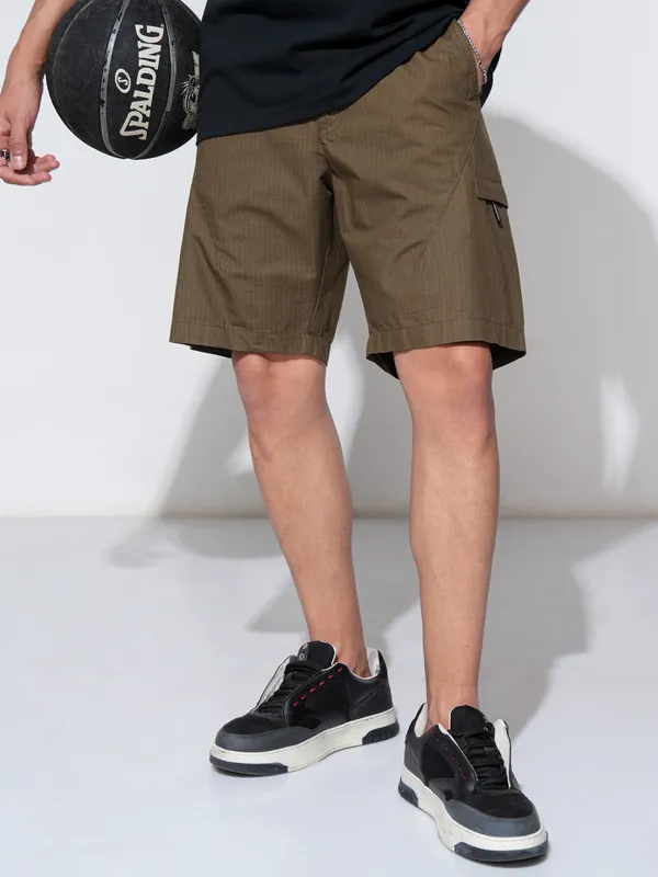 Highlander Men Brown Regular Fit Shorts