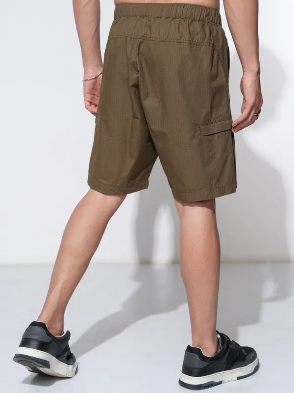 Highlander Men Brown Regular Fit Shorts