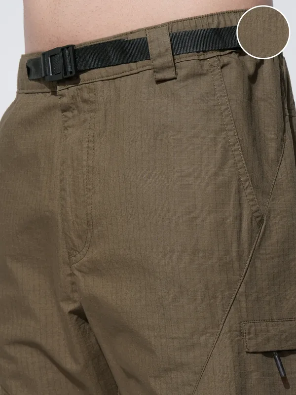 Highlander Men Brown Regular Fit Shorts