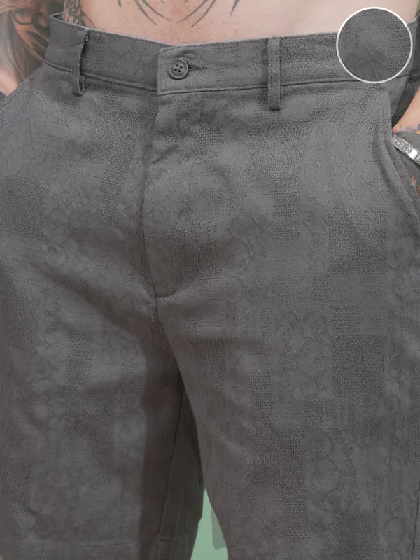 Highlander Men Grey Regular Fit Shorts