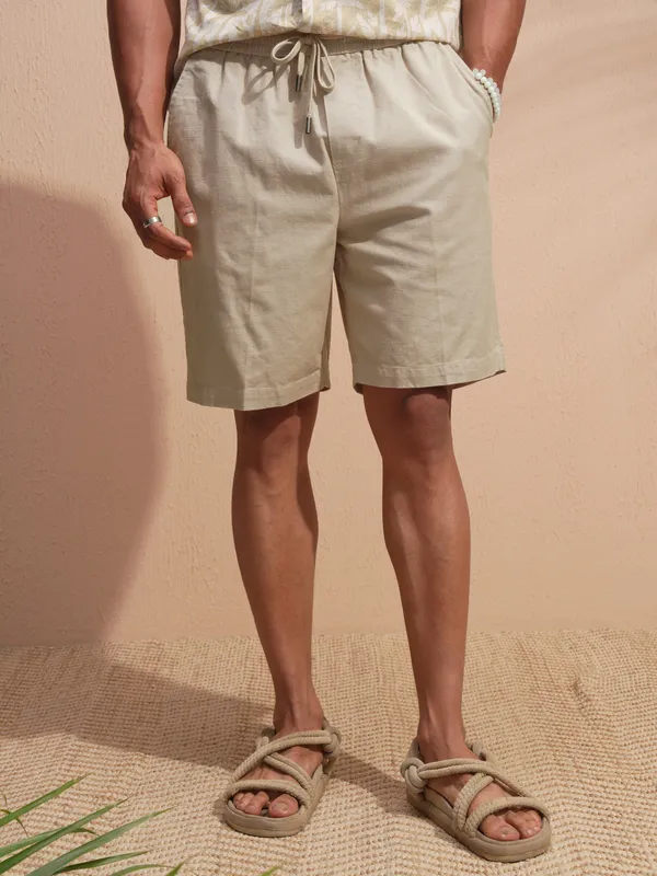 Highlander Men Grey Loose Fit Shorts