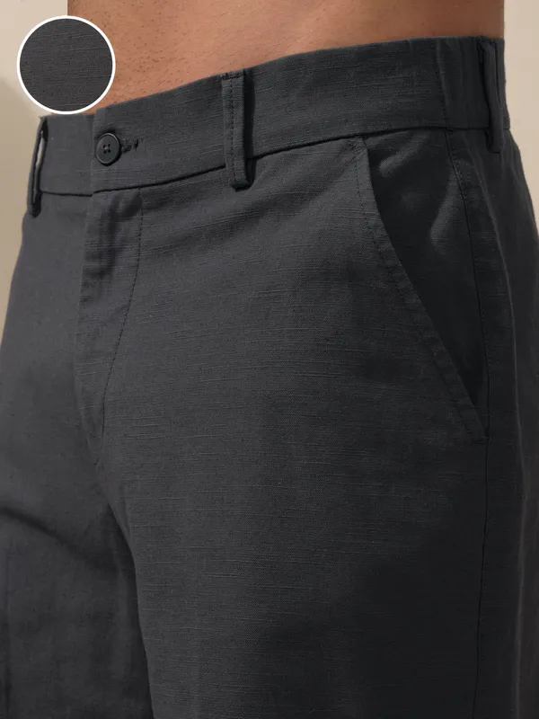 Highlander Men Navy Blue Relaxed Fit Regular Shorts