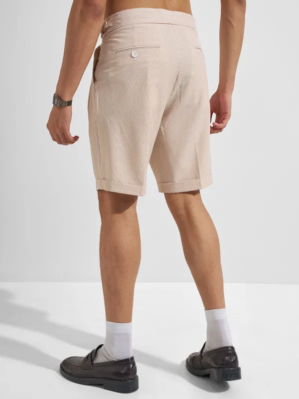 Highlander Men Pink Relaxed Fit Chino Shorts