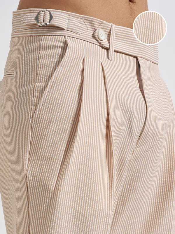 Highlander Men Pink Relaxed Fit Chino Shorts