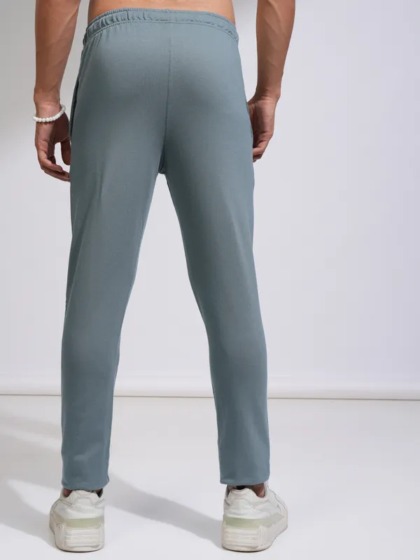 Highlander Men Grey Slim Fit Track Pant
