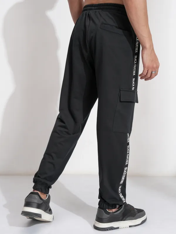 Black Panther Men Relaxed Fit Cargos