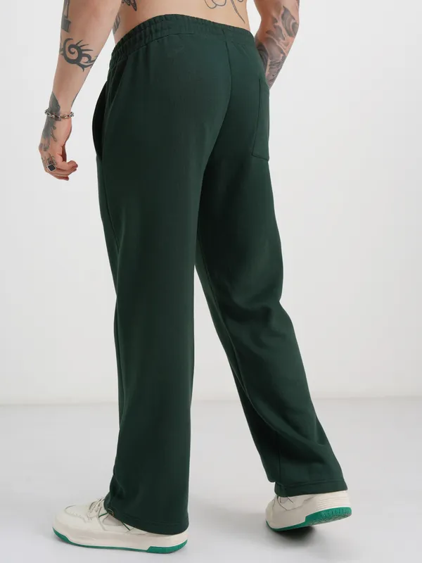 Marvel By Highlander Men Olive Spider-Man Baggy Printed Track Pants