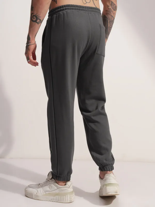 Marvel By Highlander Men Grey Black Panther Baggy Solid Joggers