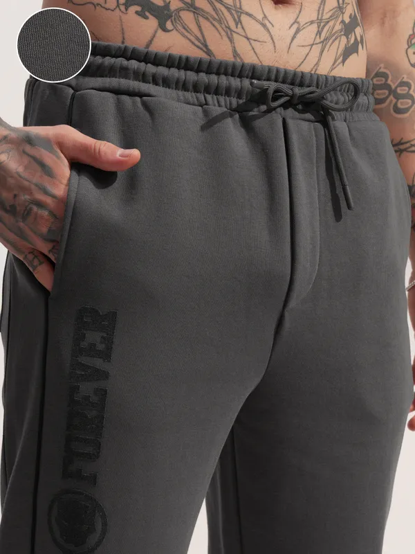 Marvel By Highlander Men Grey Black Panther Baggy Solid Joggers