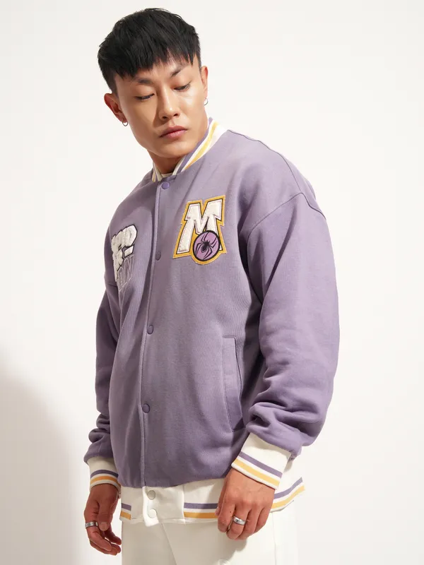 Spider-Man Printed Varsity Jacket