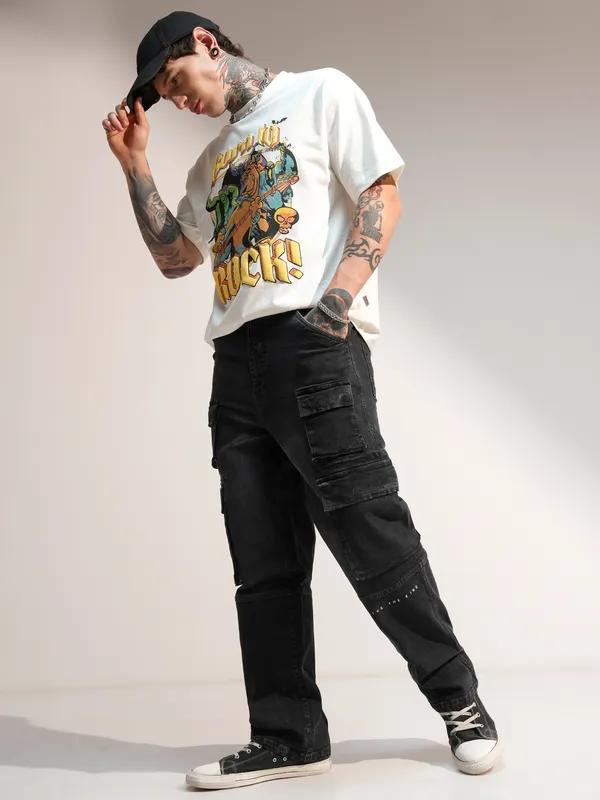 Black Panther Men Baggy Jeans