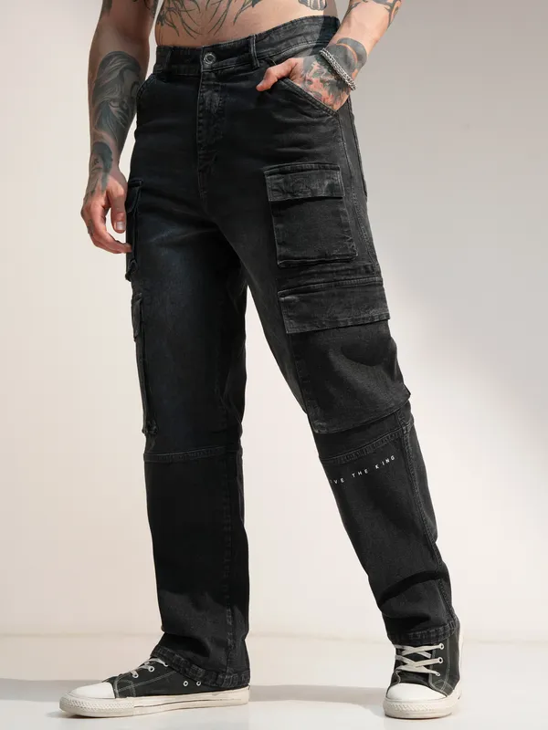 Black Panther Men Baggy Jeans