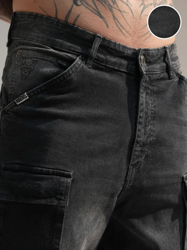 Black Panther Men Baggy Jeans