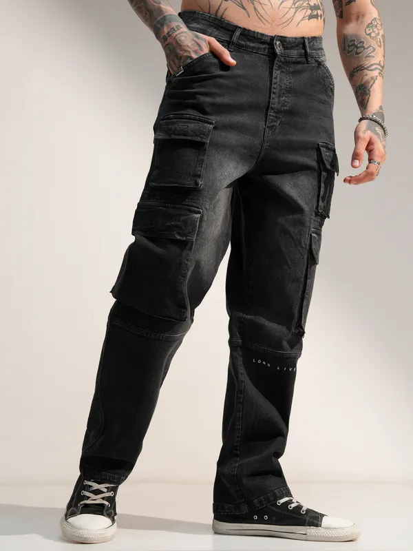 Black Panther Men Baggy Jeans