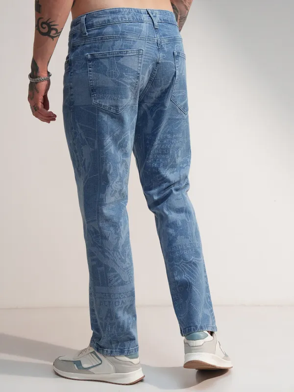 Black Panther Men Tapered Fit Jeans