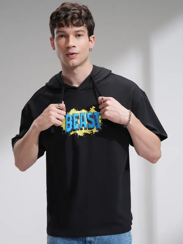 Marvel By Highlander Men Black Hulk Hooded Pullover Sweatshirt