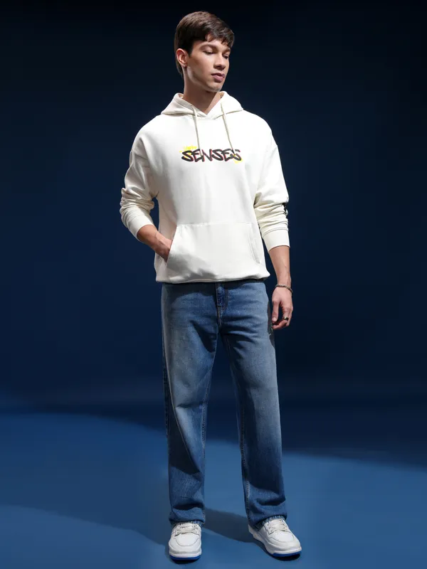 Marvel By Highlander Men White Spider-Man Hooded Pullover Sweatshirt