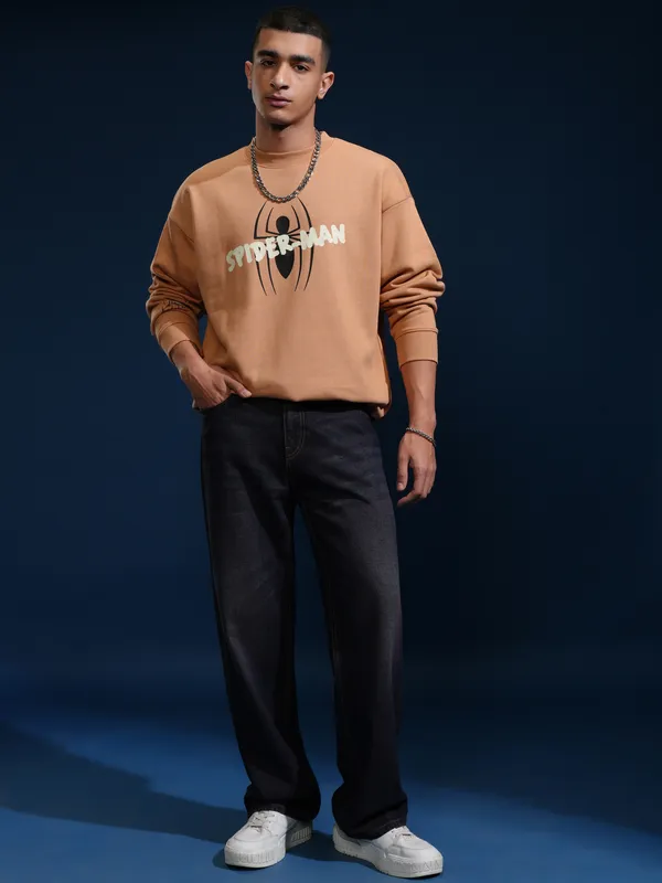 Spider-Man Men Printed Sweatshirt