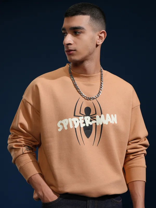 Spider-Man Men Printed Sweatshirt