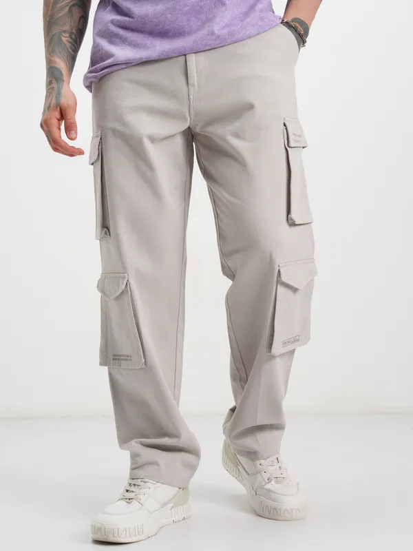 Marvel By Highlander Men Grey Iron Man Loose Fit Printed Regular Trouser