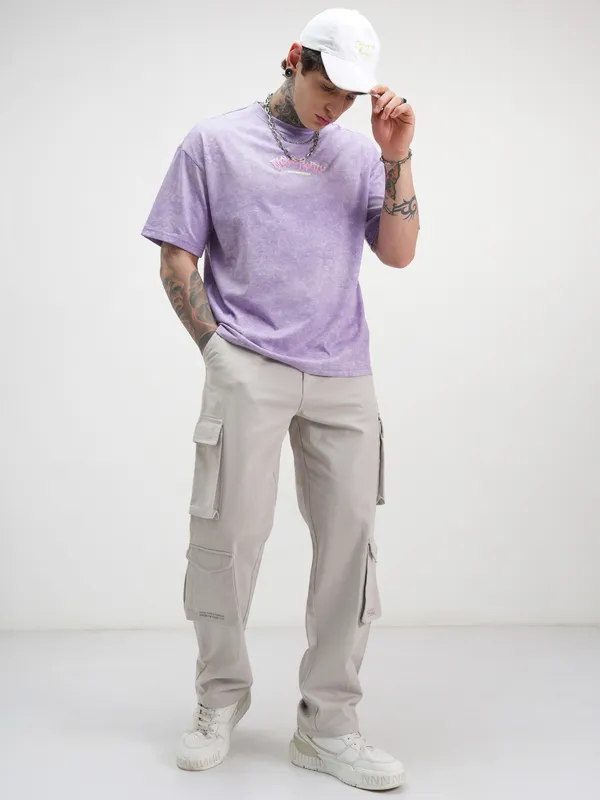 Marvel By Highlander Men Grey Iron Man Loose Fit Printed Regular Trouser