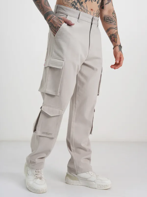 Marvel By Highlander Men Grey Iron Man Loose Fit Printed Regular Trouser