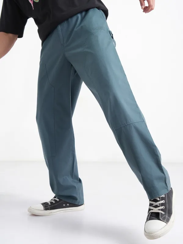 Marvel By Highlander Men Blue Thor Loose Fit Solid Regular Trouser