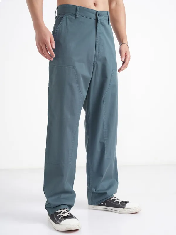 Marvel By Highlander Men Blue Thor Loose Fit Solid Regular Trouser