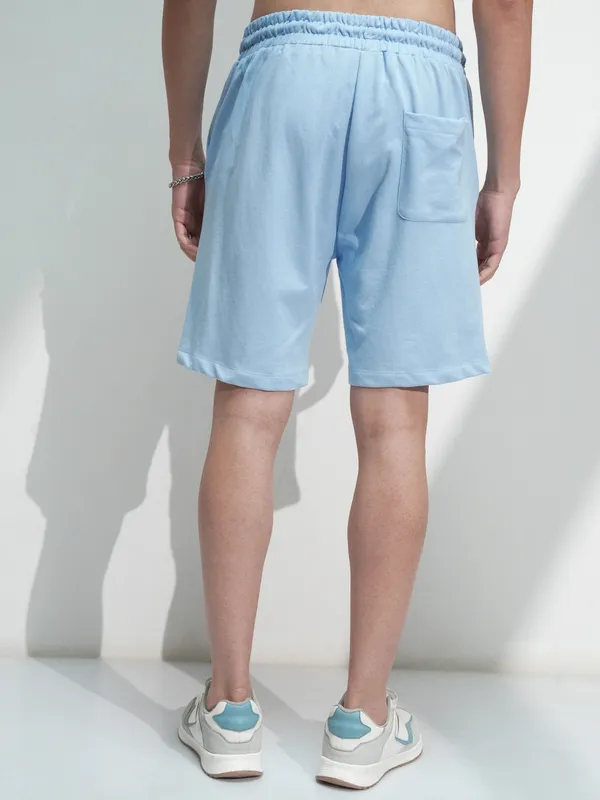 Marvel By Highlander Men Blue Venom Relaxed Fit Shorts