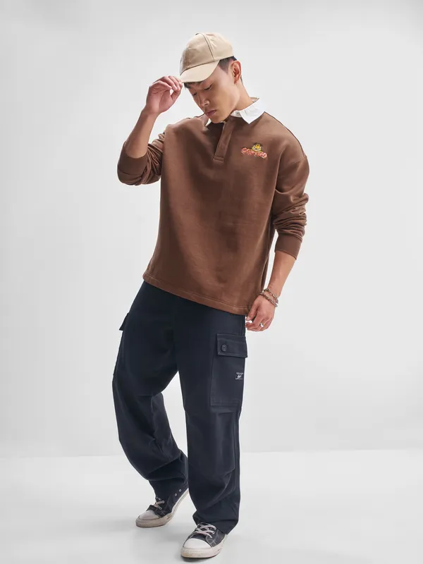 Garfield Men Printed Sweatshirt