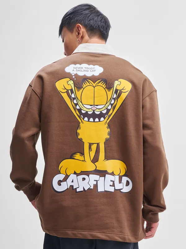 Garfield Men Printed Sweatshirt