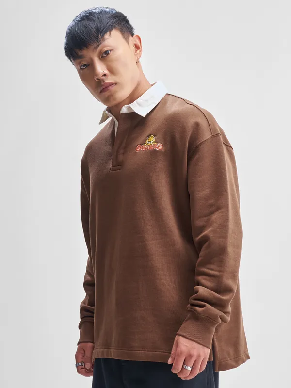 Garfield Men Printed Sweatshirt